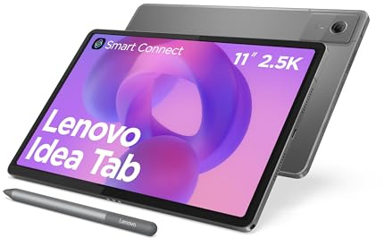 Lenovo Idea Tab Tablet | 11 2.5K 16:10 LCD Display | MediaTek Dimensity 6300 | 8GB RAM | 128GB Speicher | Android 15 | Luna Grey | inkl. Lenovo Tab Pen