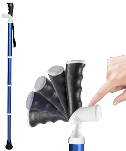 Canne De Marche Pliable De 105 Cm pour Personnes Âgées