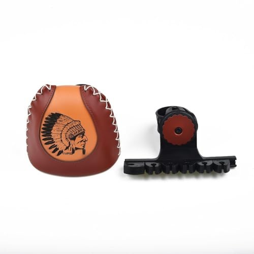 Carquois traditionnel à sangle sur flèche compatible avec arc long et arc recourbé, matériau en cuir avec maintien sûr et bruit (L)