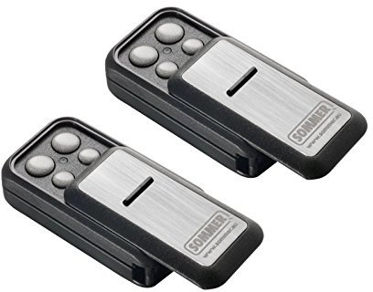 2x Sommer Handsender Slider+ Slider S10305 TX40-868-4 Funksender Garagentor Fernbedienung 868,8 Mhz 868,95 Mhz Base+ Pro+ Torantrieb