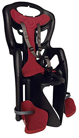 Bellelli Child Rear Bicycle Seat PEPE (up to 22 kg) Standard MultiFix For Bike Frames (Black)