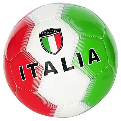 Generic - Pallone Palla da Calcio Football Italia Bandiera Italiana Misura 5 Ufficiale - 32866