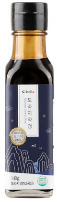 [K-doraji] Korean Premium Natural Tea Concentrate 140ml -100% Bellflower Root Extract, Sore Throat,