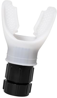 Breathing Resistance Trainer, Portable Lightweight Exerciser, Muscle Trainer with Variable Settings, Easy to Clean （White）