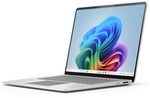 Microsoft Surface Laptop | Copilot+ PC | Ecran Tactile 15”| Snapdragon® X Elite | 16Go RAM | SSD 256Go | Dernier Modèle, 7ème Edition | Platine