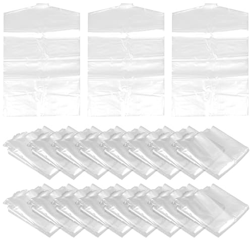 Homoyoyo 50 Pezzi Coperture Trasparenti per Abiti Bambini in Pe Leggere e Riutilizzabili, Sacchetti Antipolvere 45x70 Cm per Armadio e Lavanderia