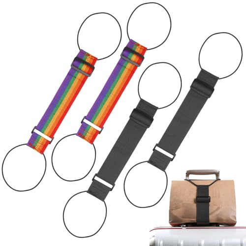 Luggage Straps for Suitcases Strap Suitcase Belts, 2026 New Suitcase Strap，Adjustable,Premium Accessory for Travel Bag Closure (4pcs)