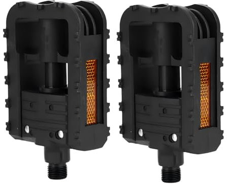 VIFER Fahrradpedale, Klapppedal Fahrrad Pedale mit Reflektoren, Fahrräder Pedale für Mountainbike Rennrad MTB