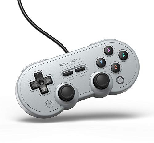 8Bitdo SN30 Pro USB Gamepad Grey Edition pour Nintendo Switch