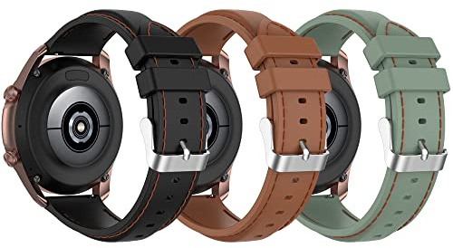 RuenTech Armband kompatibel für Polar Vantage M/Vantage M2, 22mm Uhrenarmband für Polar Grit X/Grit X Pro/Grit X Pro Titanium Armband Weiches Silikon Ersatzarmband (3er Pack)