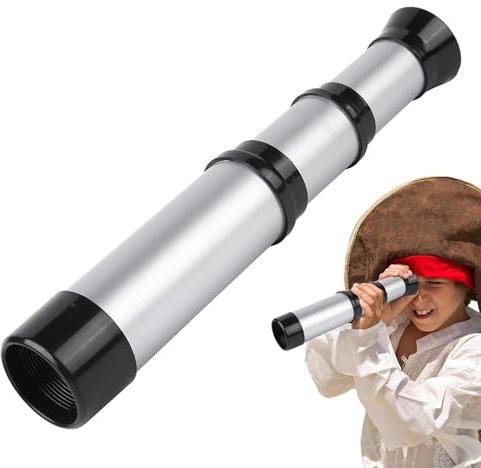 Kinderteleskop – Teleskope wasserfeste Tani, Piratenkrafträder, zusammenklappbares Teleskop-Pesto-Spielzeug für Teleskope 2-12 Jahre für das Jahr 12,6 x 1,77 x 1,77 Zoll