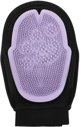 WJnflQN Katzenhandschuhe für die Pflege, Hundepflegehandschuhe zum Baden | Hundepinselhandschuh,Soft Combdesign, Pflichspukten zum Absatz, Badezubehör für Haustiermassagen und Pflege