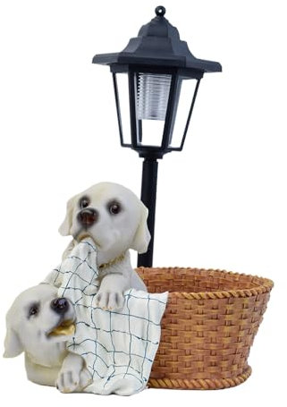 Figures De Jardin Solaire - Animaux De Jardin Solaire De La Résine Synthétique | Figures Extérieures Et Statues Comme Figures Animales | Décoration Étanche Avec La Lumière Pour La Maison De La Pelouse