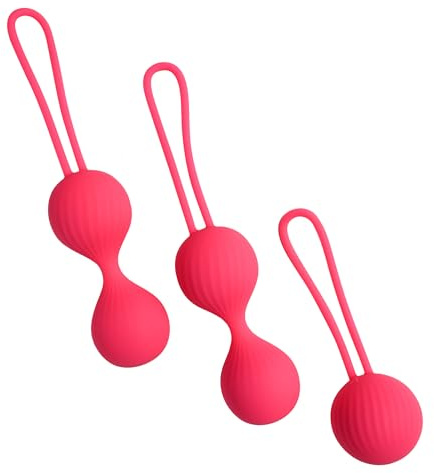 QINMIJIA Kegel Balls for Women Pelvic Floor Training, Silicone Ben Wa Exercise Balls for Tightening & Core Strength, Weighted Kegel Exerciser for Beginner to Advanced Users