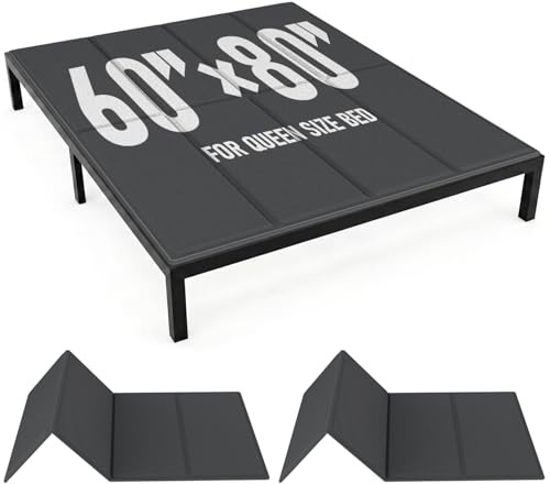 Wolive Bunkie Board Queen Size (60x80''), 10mm Bed Boards for Under Mattress, Breathable, Noise Minimizing, Moisture Resistant Bunkieboards, Heavy Duty Bed Support Board for Platform & Slatted Frames