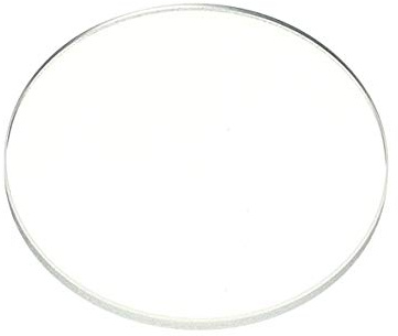Uhrenglas Ersatzglas Mineralglas Flach Stärke 1,5 mm Ø 20-50 mm Eichmüller (37 mm)