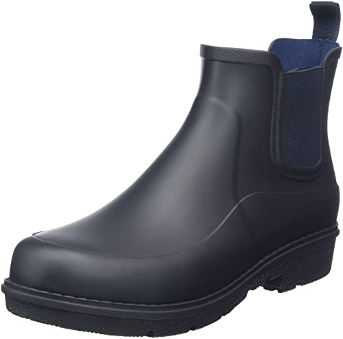 Fitflop Women's WONDERWELLY Chelsea Boots Ankle, Midnight Navy, 4 UK