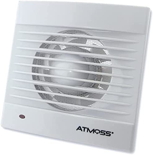 Ventilador Extractor de baño 15W aire | Ultra silencioso (36db) | Bajo consumo (15W) | válvula anti mosquitera integrada | CAUDAL: 180 M3/H | Extraplano | (EXT-001R)