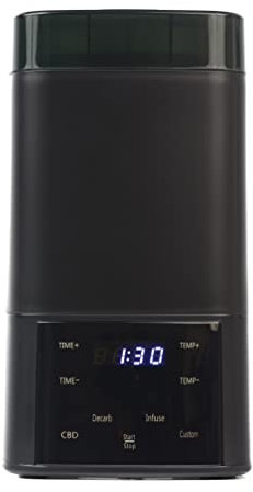 Nebula Boost Decarboxylator & Infuser | Herb Activation & Infusion Butter Churner, Butter Maker with Mess-Free Container | Sleeve & Updated Lid Design | Black