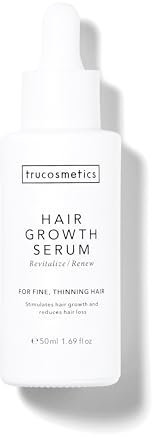 trucosmetics Haarwachstumsserum – veganes Haarserum mit Peptiden, Kurkuma, Rotklee & Brennnessel | stärkt Haarwurzeln, fördert Haarwachstum & reduziert Haarausfall | Biotin & Koffein | Made in Germany