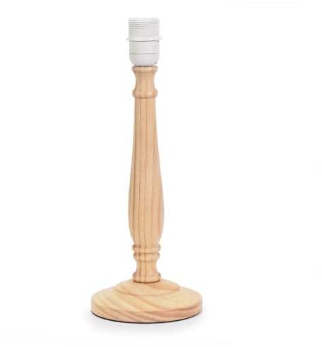 ValueLights | Traditional Light Wood Candlestick Table Lamp Base for Living Room Bedroom | Table Lamps, Home Décor & Improvement Essential