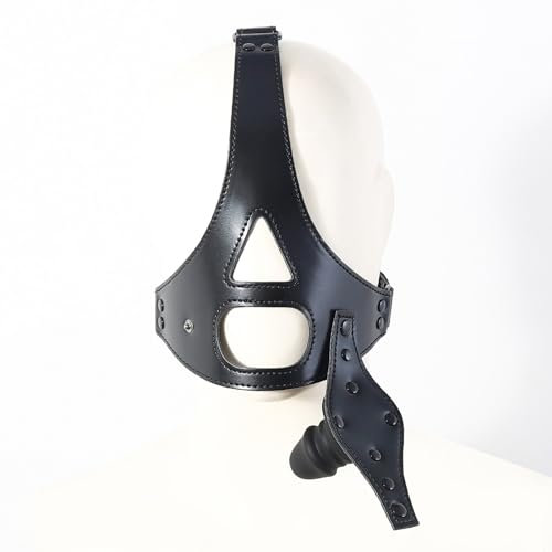 Kutocesy Bavaglio dildo in silicone rimovibile con cinghia bondage regolabile BDSM bocca gag per bondage giocattoli di coppia per adulti