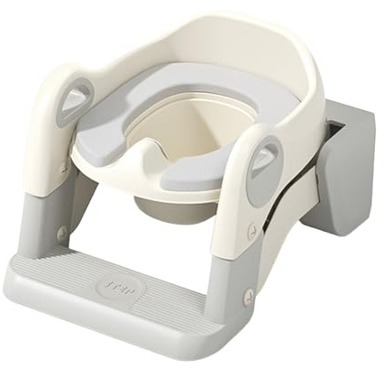 Asiento Infantil Para Inodoro - Escalera Ajustable, Plegable y Antideslizante para Orinal,Suministros Para Bebés Para Viaje Cuidado Sala Exterior Coche Cochecillo Hogar Diario Guardería