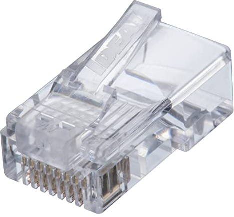 IDEAL 85-372 CAT5e Feed-Thru RJ-45 Modular Plugs 100/Bag