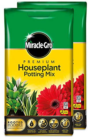 Tigerbox Bundle 2 x 10 Litre Miracle-Gro Premium Houseplant Potting Mix Compost