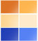 Selens 40x50cm Farbfilter Folie CTO CTB Blau Orange Transparente Farbkorrektur Beleuchtungs Folien für 800W Rot Licht Flash Studio Foto Fotografie 6 Stück