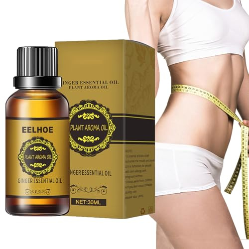 Belly Drainage Ingweröl,Belly Drainage Ginger Oil,Schlankheits Bauch Ingwer Öl,Abnehmendes Bauchdrainage Ingweröl,Lymphdrainage Ingweröl, Stress abbauen, Teint verbessern und Haut pflegen (30ml)