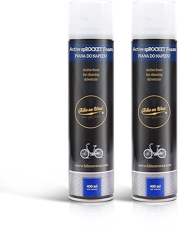 Pack Toujours Actif Bike on Wax – Kit D'entretien de Nettoyage de Chaîne – Spray Dégraissant Efficace pour VTT, Route et BMX – Spécialiste en Élimination de la Saleté et de la Graisse
