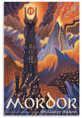 Poster Herr der Ringe (13), Wandkunst, Poster, Heimdekoration, Bild, Leinwand, Malerei, Poster, 50 x 75 cm