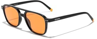 D.Franklin - Gafas de sol unisex con cristales de protección UV - Polarizadas - Modelo jackson-square-shiny