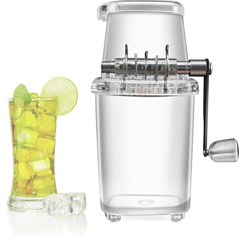 Générique Broyeur À Glace Manuel Rotatif Broyeur À Glace Cocktails Machine À Granité Glaçons Smoothies Écrasés Broyeur À Glace Machine Maison Broyeur À Glace Broyeurs À Glace Portatifs