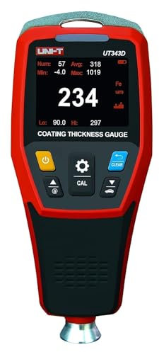 UNI-T UT343D Medidor de Espesor de Revestimiento, 0um-1250um