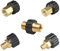 Tooloflife Adaptateur pour Nettoyeur Haute Pression M22 vers M22 / 3/8 / 1/4 Quick Connect pour Pistolet Pulvérisateur