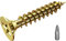 TOPYWMSP 3x20mm Wood Screws,Phillips Flat Head Screws for Wood, Zinc Galvanized,Multi Purpose Screws (100pcs)
