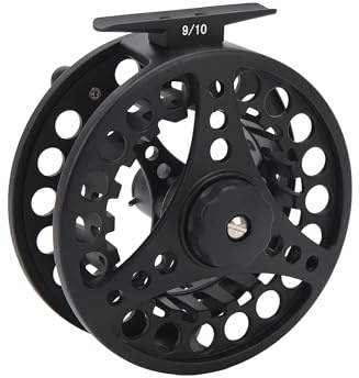 Gugxiom Mulinello da Pesca a Mosca 9/10, Mulinello da Mosca con 2+1 Cuscinetti, con Conversione di Recupero Mano Sinistra/Destra, Mulinelli da Mosca con Rapporto di velocità 1:1