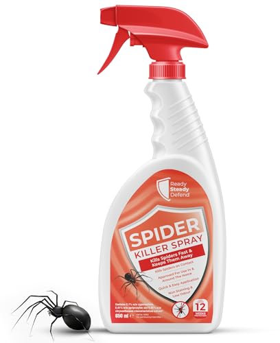 Insect & Spider Killer Spray 650ML - Insect Killer, Spider Repellent Spray for Indoor and Outdoor, Long-Lasting Spider Formula, Safe on Various Textiles, Moisture-Resistant