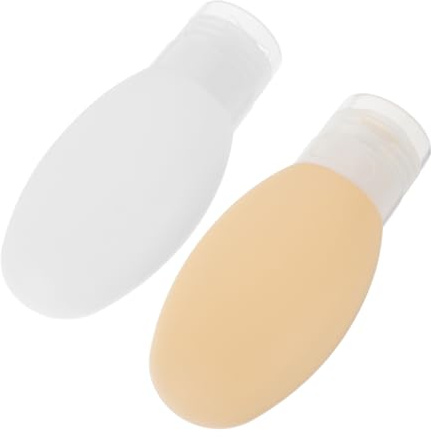 Baluue 6piezas Botellas De Para Dispensadores De Loción Succión De Contenedores Rellenables Para Champú y Gel De Ducha Blanco y