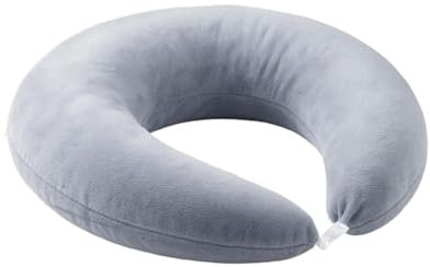 CROWNSHOP Reading Pillow Crochet Cushion Soft Gaming Pillow for Bed Sofa Floor Compact Cuddle Cushion for Working Crocheting Reading Gaming, Grey