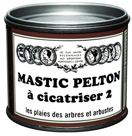 PELTON FERTILIGENE CICA30 - Mastic à Cicatriser les plaies des Arbres et Arbustes fruitiers ou d'ornement 400g - Guérit et protège les blessures des écorces - Fabriqué en France