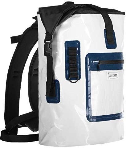 anndora Tarpaulin Rucksack 35 Liter Outdoor Rucksack wasserdicht - Weiß