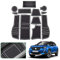 GAFAT Peugeot 2008 e-2008 Restyling 2020-2024 2025 Antirutschmatten, Auto Mittelkonsole Gummimatten, Getränkehalter Matte, Aufbewahrungsbox rutschfeste Matte, Türnaht rutschfeste Matten (Weiß)