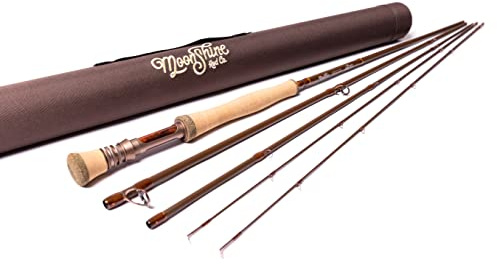 Moonshine Rod Company Fly Fishing Rod with Carrying Case and Extra Rod Tip