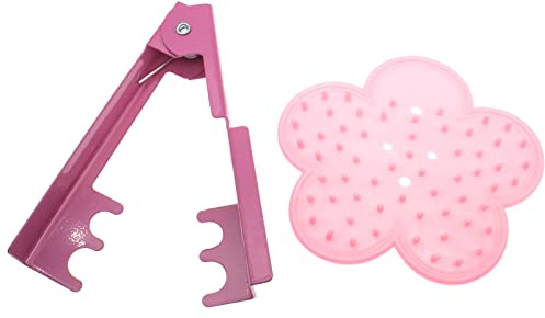 OZXNO 1 Set Rose Stem Leaf Thorn Stripper Stripping Tool Thorn Remove (Pink)