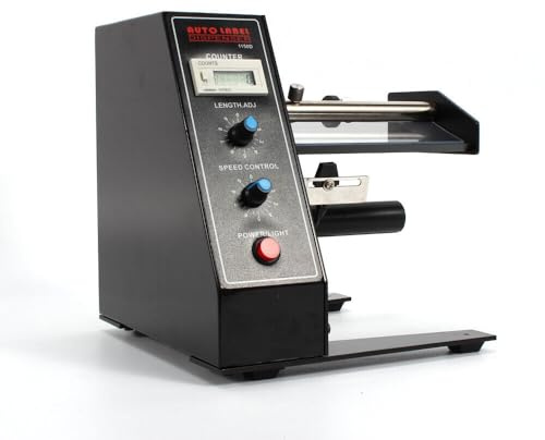 KumuJ Machine d'étiquetage automatique 220 V - Distributeur d'étiquettes - Séparateur d'étiquettes - Pour étiquettes autocollantes - Code à barres - Protection contre la contrefaçon - Laser