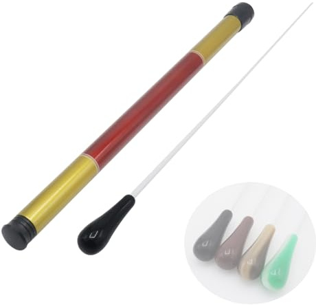 CashBeat 15 Inch Resin Handle Music Conducting Baton with Case, Lightweight Orchestra Conductor Baton for Choral Symphony Concert, Ideal for Music Directors, Singing Leaders & Band Conductors