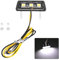 SIGANDG LED Motorcycle License Plate Light, 12 V, 3 SMD-LED-Chip, Mini-Winzig-Lampe, wasserdicht, für alle Modelle von Motorrädern und Quads (Weiß)